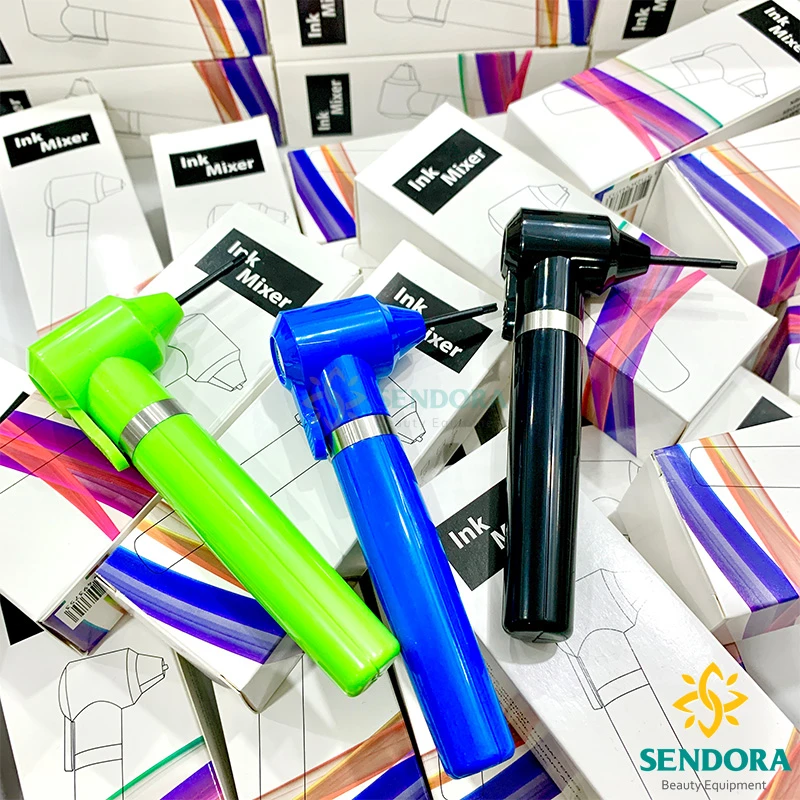 may-khuay-muc-phun-xam Máy khuấy mực phun xăm, Cây mix mực