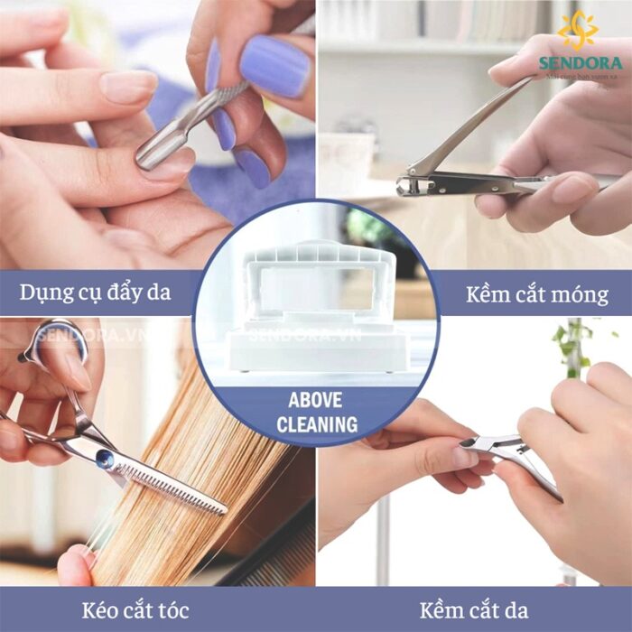 Hộp dùng để khử trùng các dụng cụ làm nail bằng kim loại