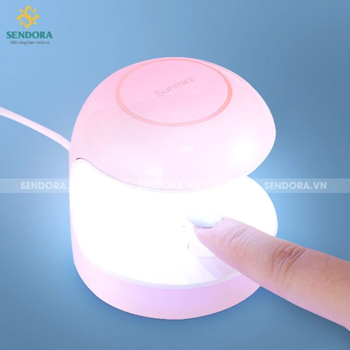 Máy hơ móng tay SUN mini 18W sử dụng ánh sáng trắng