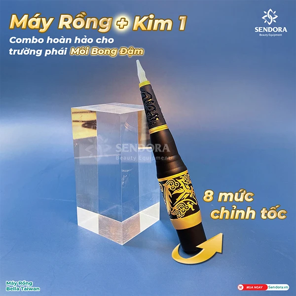 Máy phun xăm rồng Bella chính hãng