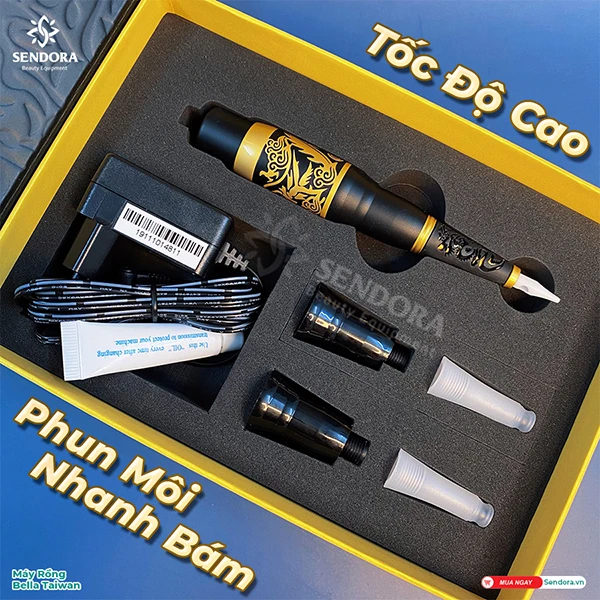 Máy phun xăm rồng Bella chính hãng