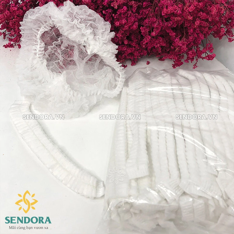 Nón y tế khử trùng - Màu trắng 2 Nón y tế khử trùng