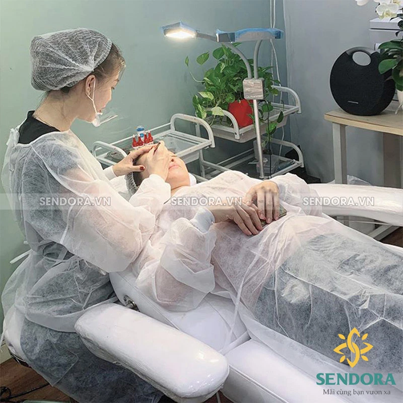 Nón y tế khử trùng - Màu trắng 3 Nón y tế khử trùng