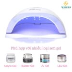 Máy hơ nail Sun X5 Plus có thể dụng cho nhiều loại sơn gel khác nhau