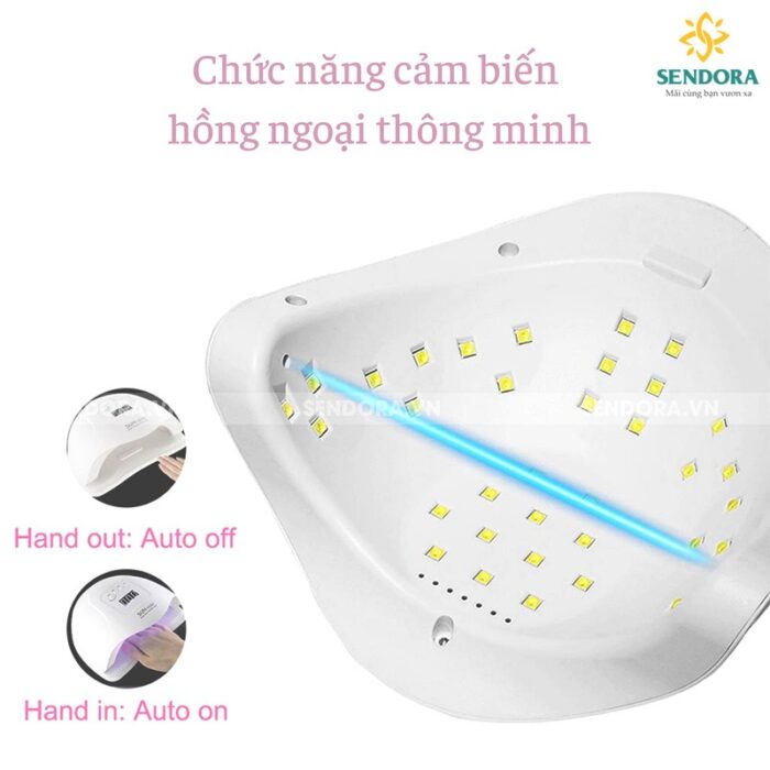 Máy hơ gel Sun X5 Plus có cảm biến hồng ngoại thông minh