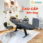 Ghế giường phun xăm cao cấp Hi-Mec HMBB-8850 (Màu đen)