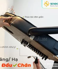 Ghế giường phun xăm cao cấp Hi-MEC HMBB-8850 (Màu đen) 8 Ghế giường phun xăm cao cấp Hi-Mec HMBB-8850 (Màu đen)