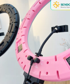 Đèn phun xăm, spa, nối mi LED Ring Light RL-480 9 Đèn phun xăm Led ring có 2 màu đen và hồng