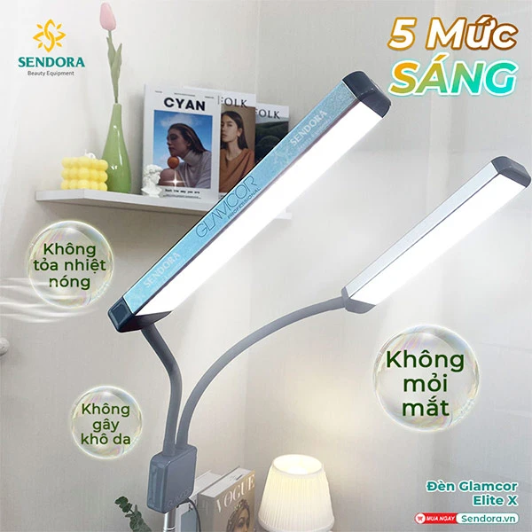 Đèn phun xăm cao cấp Glamcor ELITE X chính hãng của Mỹ