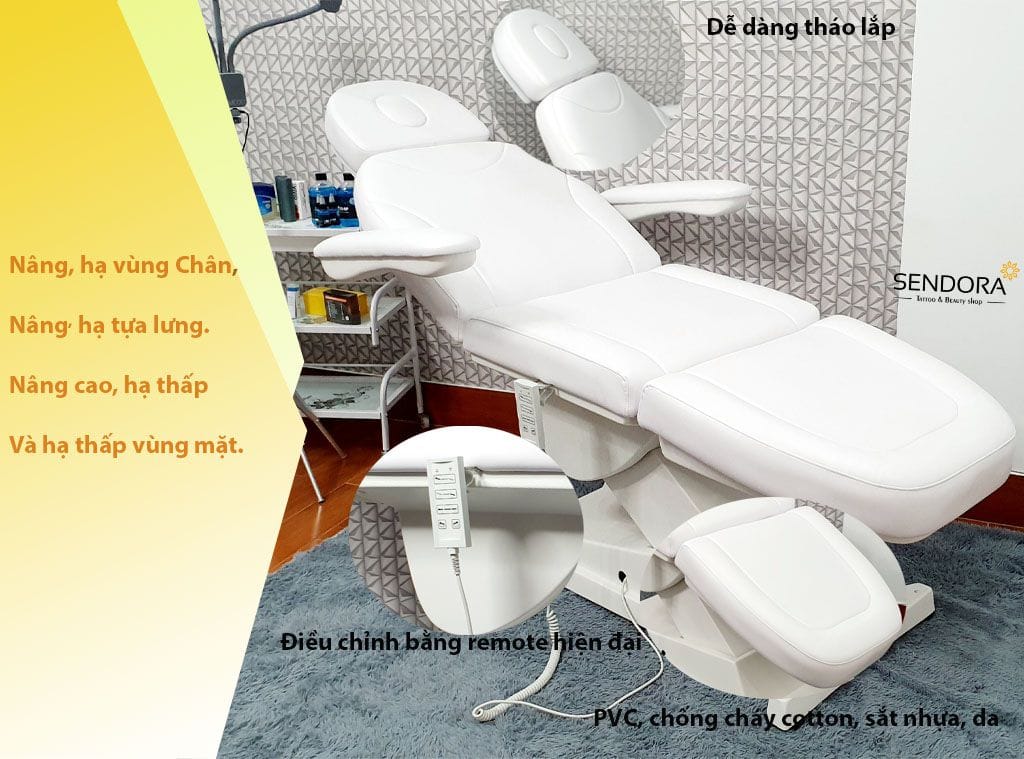 giường phẫu thuật thẩm mỹ chỉnh điện