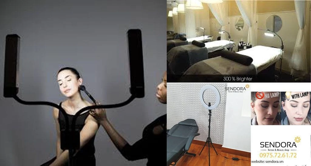 đèn phun xăm thẩm mỹ giá rẻ