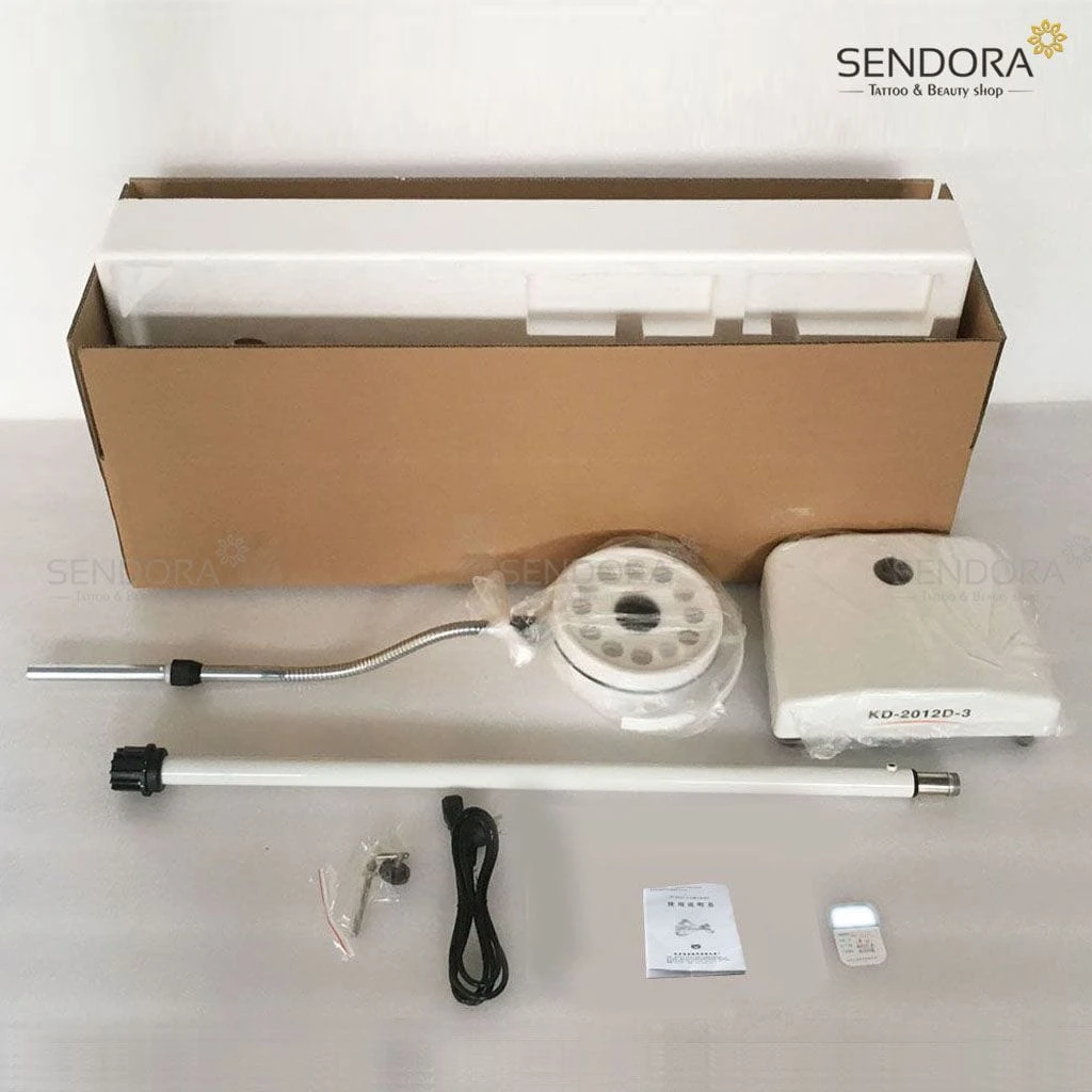 Đèn mổ phẫu thuật nào cho phòng khám thú y? 9 Đèn mổ phãu thuật Led dạng đứng, kiểu di động KD-2012D-3