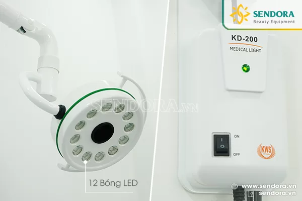 Đèn tiểu phẫu led treo tường , đèn phẫu thuật bóng led