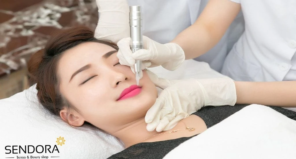 Máy phun xăm thần thánh, máy phun môi