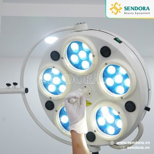 Đèn mổ treo trần LED 30 bóng (LED 5 lỗ) 8 Đèn mổ phẫu thuật treo trần LED 30 bóng