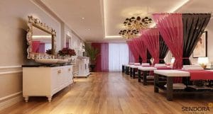 giường spa gỗ đẹp tại sendora