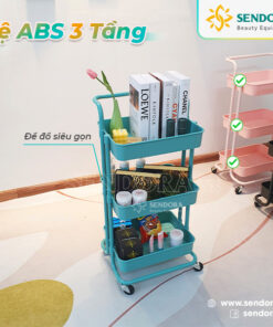 Xe đẩy spa 3 tầng nhựa ABS cao cấp HMTL-5020 11 Xe đẩy spa 3 tầng nhựa ABS cao cấp HMTL-5020