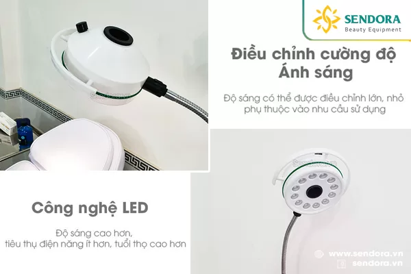 Đèn mổ di động LED200, đèn tiểu phẫu bóng led