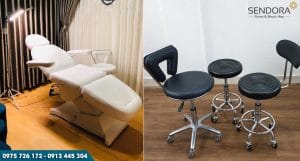 Ghế xoay spa có tựa lưng giá rẻ tp HCM