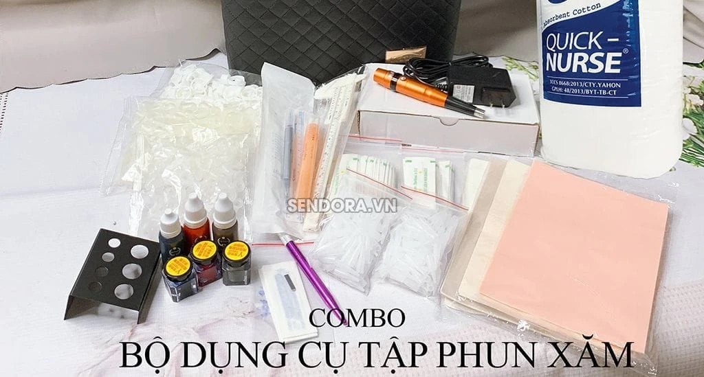 Học phun xăm thẩm mỹ cần những dụng cụ gì
