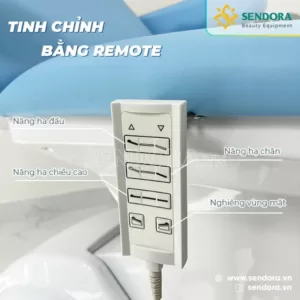 Ghế giường tiêm Filler chỉnh điện Hi-Mec HMBB-8040 (Xanh Dương)