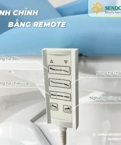 Ghế giường tiêm Filler chỉnh điện Hi-Mec HMBB-8040 (Xanh Dương) 7 Ghế giường tiêm Filler chỉnh điện Hi-Mec HMBB-8040 (Xanh Dương)