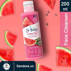 Gel rửa mặt St.Ives hương dưa hấu Hydrating daily facial cleanser watermelon 200ml