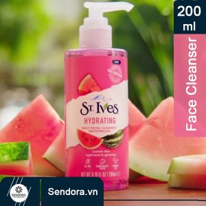 Gel rửa mặt St.Ives hương dưa hấu Hydrating daily facial cleanser watermelon 200ml