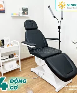 Ghế giường phun xăm chỉnh điện Hi-Mec HMBB-8010 (Màu đen)