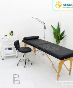Giường vali chân gỗ xếp gọn Hi-MEC HMBB-8101-70 6 Giường phun xăm vali Hi-Mec HMBB-8101-60