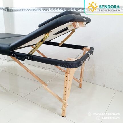 Giường phun xăm vali Hi-Mec HMBB-8102-70 có thể nâng hạ phần đầu