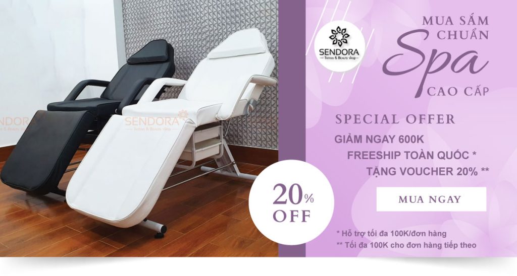 SALE SẬP SÀN 12/2020: Giường phun xăm YH-82006 2 mẫu đen và trắng chỉ còn 2 triệu 900 ngàn đồng.