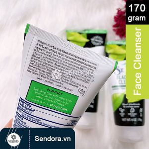 Thành phần nguyên liệu, hạn sử dụng, xuất xứ của Sữa rửa mặt St.Ives Blackhead Clearing Green Tea & Bamboo Scrub 170g được in trên mặt sau của sản phẩm