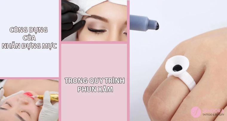 Công dụng nhẫn đựng mực trong quy trình phun xăm