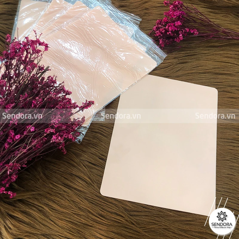 da-hong-silicon-tap-phun-xam-sendora Da hồng silicon tập phun xăm