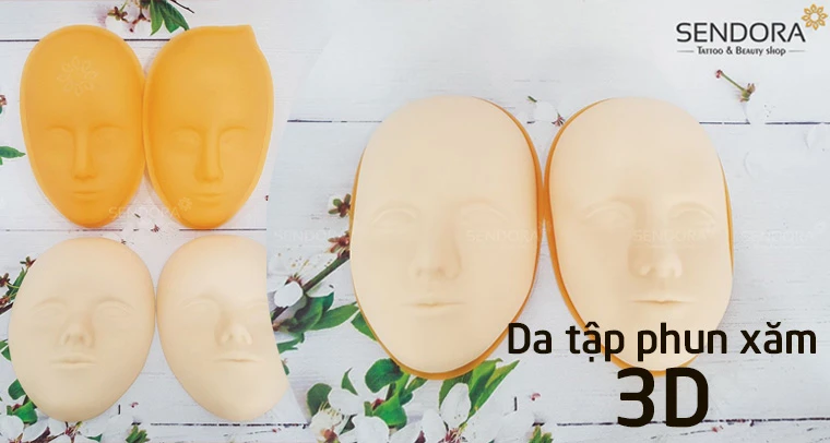 Da tập phun xăm 3D, Da phun xăm dành cho học viên