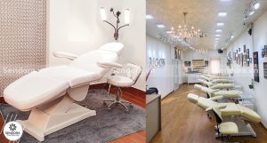 Ghế điện tiêm filler, giường thẩm mỹ chỉnh điện Hi-Mec
