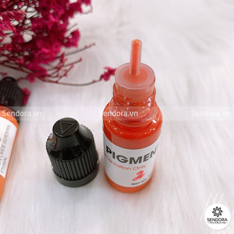Mực phun nhũ hoa 2 Mực phun xăm làm hồng nhũ hoa