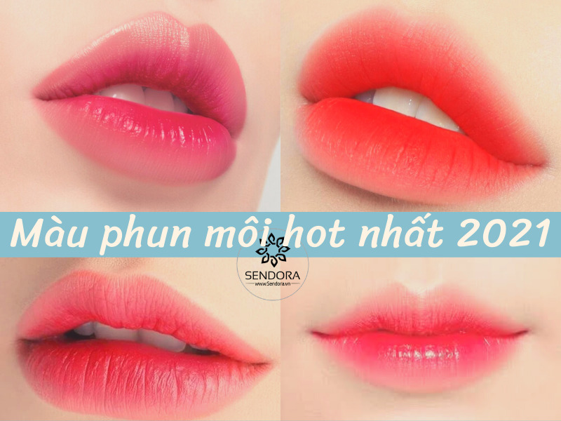 Màu phun môi hot nhất 2021