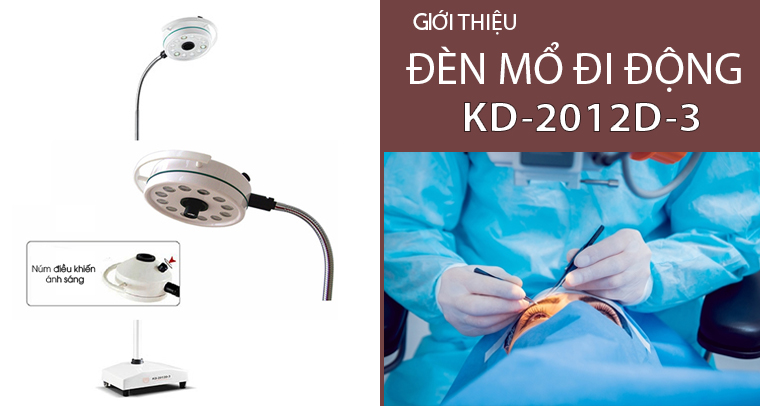 Giới thiệu đèn mổ di động LED KD-2012D-3