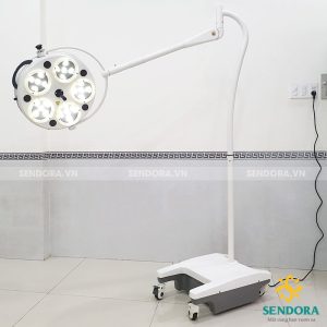 Đèn mổ di động 5 bóng LED HMSL-525LS 6 Giới thiệu đèn mổ phẫu thuật di động 5 bóng Led HMSL-525LS - Sendora