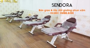 Bàn giao và lắp đặt giường xăm Hi-Mec đến với khách hàng