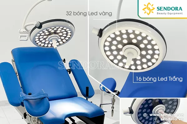 Đèn mổ di động Full Led bóng đơn LED500, đèn phẫu thuật di động