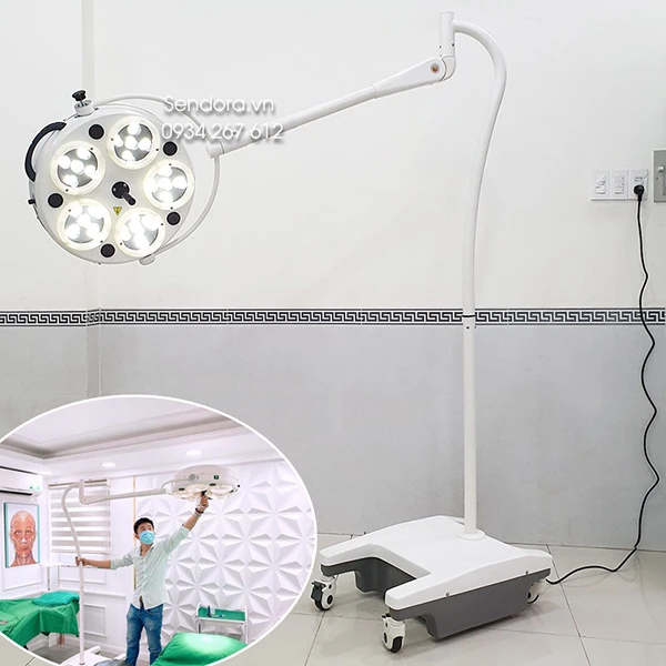 Đèn mổ phẫu thuật không hắt bóng loại di động giá bao nhiêu