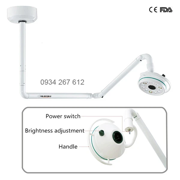 Đèn mổ phẫu thuật treo trần KD-2012D-2 không hắt bóng giá bao nhiêu