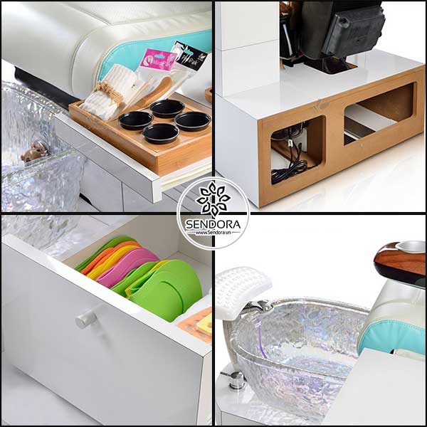 Ghế Pedicure cao cấp Artelli được trang bị nhiều tính năng tiện lợi nổi bật