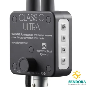 Đèn phun xăm cao cấp Glamcor Classic Ultra tích hợp các nút bấm tiện lợi