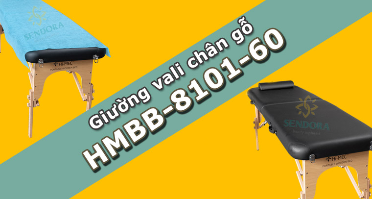 Giường vali chân gỗ HMBB-8101-60