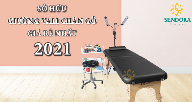 Sở hữu giường vali chân gỗ giá rẻ 2021