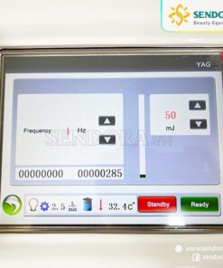 Máy laser xóa xăm mini phát quang tay cầm Hi-MEC HMTR-2250 8 Giao diện màn hình máy laser xóa xăm phát quang tay cầm Hi-MEC HMTR-2250